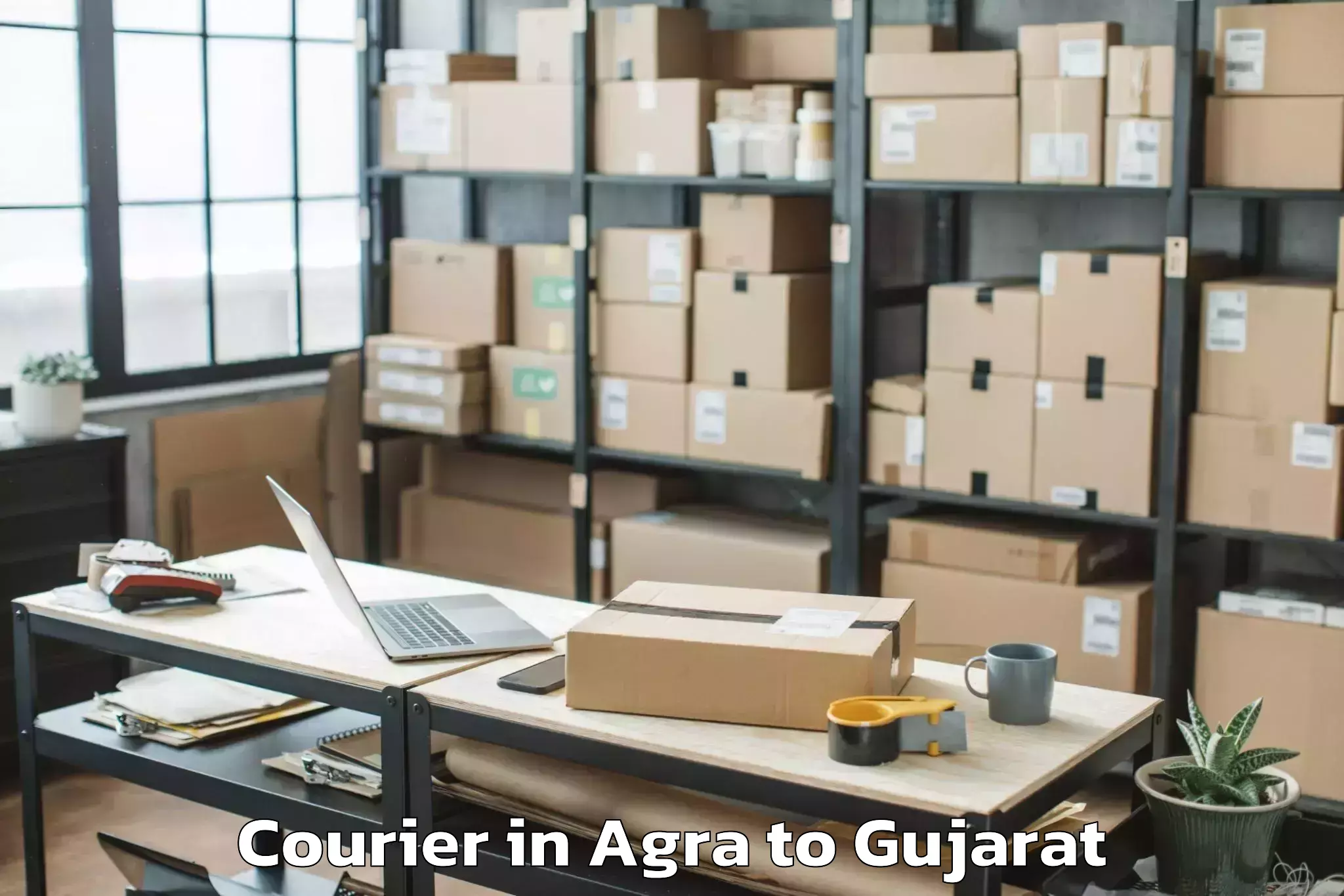 Agra to Dhandhuka Courier Booking